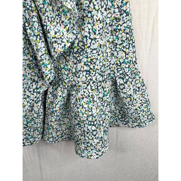 Lauren Conrad floral ruffle dress, size L EUC - Picture 7 of 12